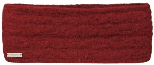 Seeberger Majalisa Alpaka Stirnband Headband Haarband (One Size - dunkelrot)