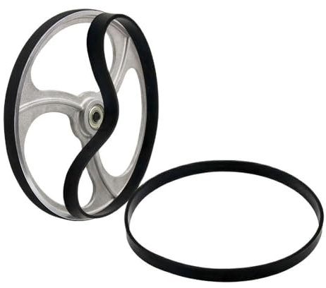 2 Stück Bandsäge Säge Gummi Reifenband Holzbearbeitungser Ersatzteile for 8 (1400mm, 1425mm Bandsägeblatt) 9 12 14 14 Bandsäge Scrollrad(14 inch)