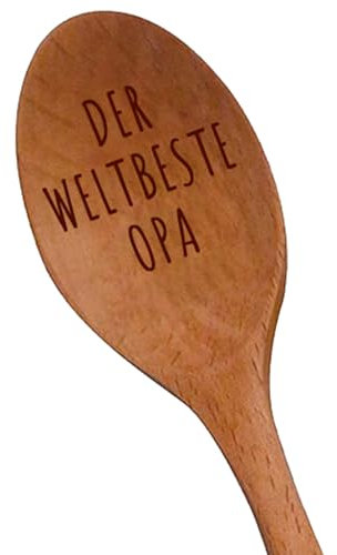 Der Weltbeste Opa Holzlöffel - Geschenk für Neue Opas – Kochgeschenke – Für den Besten Opa