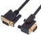 chenyang VGA Kabel, VGA SVGA D-Sub HDB15Pin Stecker auf Buchse 90 Grad links abgewinkelt Videografik Array Kabeladapter 3,28Fuß/1,0m für Monitor/Projektor/Grafik
