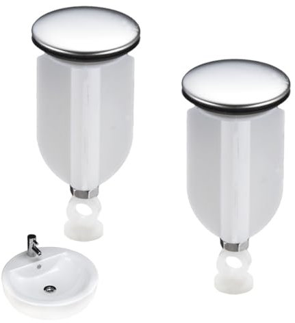 NHPY 2 Pezzi Tappi per Lavabo,40Mm Tappo Bidet, Tappi Universali per Lavandino, Tappi di Scarico, Tappo Lavandino, Tappi per Lavandino, per Evitare Intasamento E Odori, per Tutti I Lavandini E Bidet