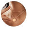 CASSIECA Rose Gold Necklace for Women Layered Necklaces for Women Boho Women's Pendants & Coins Necklaces Gold Silver Rose Gold for Women Girls Multi Layering Choker Necklaces Adjustable