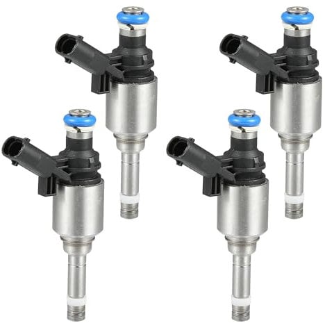 A ABSOPRO Fuel Injector No.06H906036G/06H906036E Fuel Injection Nozzle for VW Passat B6 B7 Saloon 2.0 TFSI 05-14 for VW Tiguan 2.0 TFSI 07-18 Black 4 Pcs