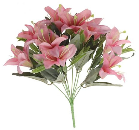 Alipis Lilienstrauß Falsche Lilienstütze Falscher Blumenstrauß Desktop Lilie Dekorative Lilie Blumenornament Blumenstrauß Ornament Gefälschter Lilienstrauß Dekoration