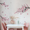 HaoFuJi Selbstklebend Groß Wandtattoo für Wohnzimmer Schlafzimmer Flur Büro Wandsticker Blumen Vögel Wandaufkleber Pflanzen Deko Tapete Wanddeko Fensterbilder Deko