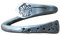 Handgefertigt verstellbar silber Ring mit Pusteblumen-Motiv graviert/gestanzt