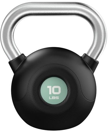 WINNOW kettlebells Set di pesi per l'allenamento della forza con impugnatura antiscivolo per l'allenamento di tutto il corpo, palestra domestica (10lb Verde)