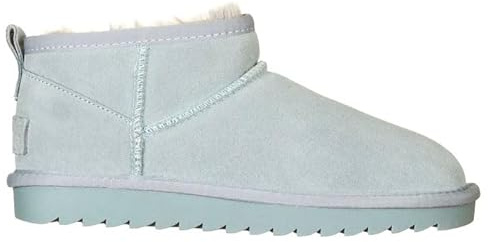 Colors of California Damen Stiefel Schuhe Boots Veloursleder Elegant Freizeit uni Boots warm Winter