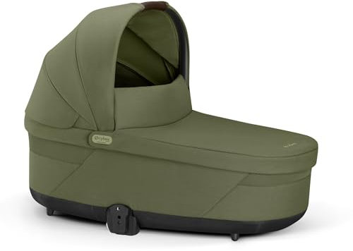 CYBEX Gold COT S LUX Kinderwagenaufsatz, Ab Geburt bis ca. 6 Monate (max. 9 kg), Für CYBEX Balios S Lux und Talos S Lux, Moss Green