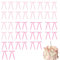 CATOR 40 Pcs Nœuds pour Décoration de Gâteau, deco gateau anniversaire, Décoration de Gâteau d'anniversaire, Rubans de Nœuds, Décorations de Gâteau, Nœuds en Satin, Décoration de Gâteau (rose)