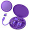 BASESAILOR Kit Adaptateur Charge USB Boîte,Adaptateur USB à USBC,câble 0.3M 100W,Type C vers USB 3.0 OTG iOS Micro Multi Portable Travel Converter Etui Rangement pour iPhone 16 16e 15,Galaxy S25 S24
