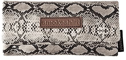 smokeshirt Club Tabaktasche Tabakbeutel Drehertasche Feinschnitt-Tasche Canvas (white snake)
