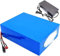 Batterie Lithium-ION 72 V 20 Ah pour Moto électrique 20S4P 1 500 W avec Chargeur 230 x 160 x 70 mm, Compatible avec Fauteuil Roulant électrique T+DC, Royaume-Uni