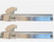 COPPIA CERNIERE CERNIERA PORTA FORNO COMPATIBILE PORTA LEGGERA 2 vetri 170 x 23 mm. cod 133.0064.935