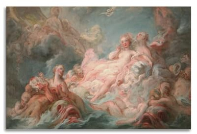 KANGZENG Jean-Honoré Fragonard Malerwerke (Die Geburt der Venus), Kunstposter, Leinwand, Wandkunst, dekoratives Bild, Drucke, moderne Dekoration, 50 x 75 cm