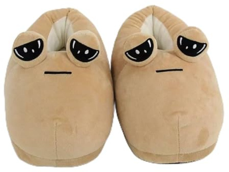 Yimuzche Alien Slippers for Women Men Warm Slippers Doll Pou Perfect for Home, Bedroom