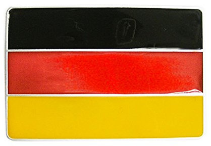 Jean's Friend Germany Deutschland Flag Enamel Belt Buckle Gürtelschnallen