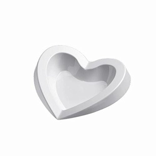 GOLD PLAST SPA PIATTINO PLASTICA Free Bianco 15CC 50PZ Finger Food Forma Cuore ANTIPASTI