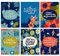 Papierdrachen Weihnachtskarten Set - 12 liebevoll gestaltete Postkarten zu Weihnachten - Kunstdruck zum Verschicken, Pakete dekorieren und Sammeln - Karten Set 2 - Blau
