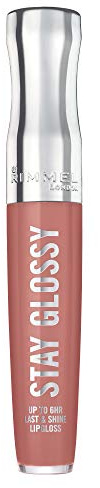 Rimmel Stay Glossy 6HR Lipgloss, Bare Minimum, 0,18 ml (1 Stück)