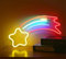 Ulalaza Neonlicht Zeichen LED Meteor Nachtlichter USB-betrieben dekorative Festzelt Zeichen Bar Pub Store Club Garage Home Party Dekor
