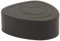 WAGNER Design-Boden-Türstopper SCREW OR GLUE/Schrauben oder Kleben SPACE DESIGN - 55 x 55 x 55 x 20 mm, Korpus und Puffer thermoplastischer Kautschuk, schwarz, Designpreis - 15515211