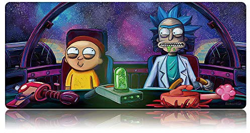 Bimormat Extended Gaming Mouse Pad,XXL 900x400mm Large Mouse Mat with Stitched Edges Keyboard Personalized Mousepads Non-slip Water-Resistant Rubber Base Desk Mat (90x40 B13rikdrive)