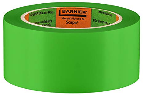Barnier 6098 grün Kunststoffband Putzerband glatt 50mm x 33m