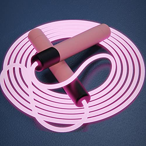 Asotagi Leuchtendes Springseil, LED-Springseil Kinder und Erwachsene, Fitness