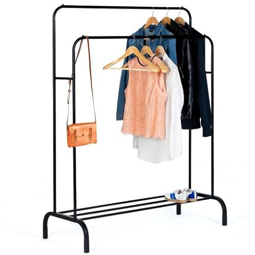 IDMarket - Portant vêtements double PETER penderie XXL, Pour Manteau