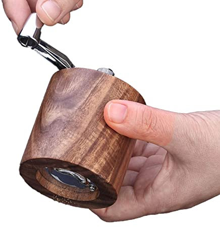 Manuelle Pfeffermühle Gewürzmühle mit langer Kurbel Meersalz Kräuter-Gewürzmühle für Home Restaurant Outdoor BBQ Küche Schleifwerkzeug