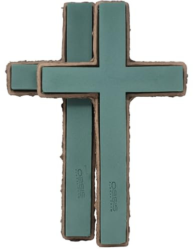 Flowerbox Oasis Steckschaum BIOLIT Kreuz 53cm Steckmasse Steckschwamm - 2 Stück