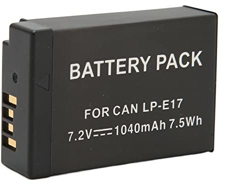 LP-E17 Battery for 200D II R10 RP 750D M6mark2 800D 850D 77D 760D M3 M5 Camera, Digital Camera Replacement Battery, 1040mAh 7.2V, Multi