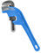 Högert Technik - Rohrschlüssel Stillson-Rohrzange, gebogen 450 mm, 18 - Wasserpumpenzange für Profi und Heimwerker, Reparatur von Abwasser- oder Heizungsrohre