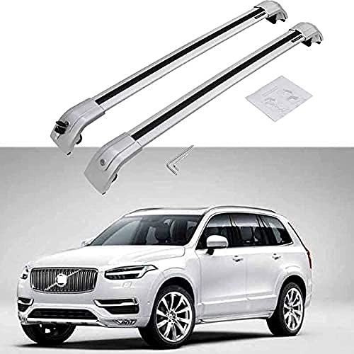 Dachträger aus Aluminium Dachträger-Querstangen für Volvo XC90 2015-2020 2 Stücke