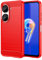 YKNIUFLY Housse étui pour ASUS Zenfone 10 Coque, TPU Souple, Anti-Chute, Antichoc, Étui Cover pour ASUS Zenfone 10.(Rouge)
