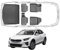 Trimak Passgenau 3D Fussmatten & Kofferraumwanne Auto Set Kompatibel mit mit Kia XCeed Untere 2019-2024 Benzin und Diesel Auto Zubehör Gummimatten & Kofferraummatte Autos Allwetter Geruchlos Schwarz