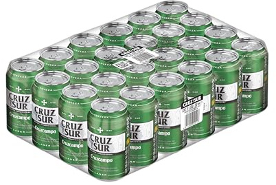Cruz del Sur cerveza, Pack 24 latas, 33 cl