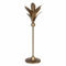 LOLAhome Golden Aged Palm Tree Candle Holder Metal Ø 15x43 cm