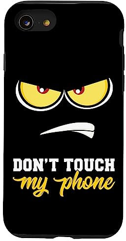 Hülle für iPhone SE (2020) / 7 / 8 Case Dont Touch My Phone Case Anime Lover Angry Face Geschenk