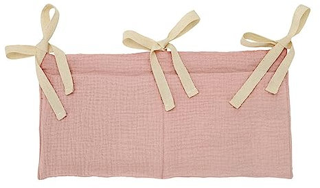Babybett Organizer, Kinderzimmer Hängender Bett Organizer mit 2 Taschen, Organizer Beistellbett Baby Betttasche Spielzeugtasche Aufbewahrungstaschen für Betten für Windeln Kleidung Spielzeug
