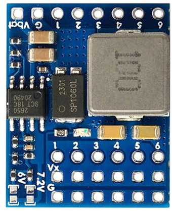 Navna MATEKSYS SVPDB-8S SERVO PDB Modulplatine für Modellflugzeuge, Servo-Komponenten, Reparaturzubehör