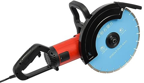 Mauernutfräse 3500W, Betonschneider 3800 U/min Schneidetiefe 85-140mm für Granit Beton Marmor Zementblöcke