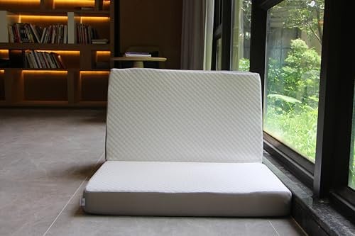 FINTHOMING Klappmatratze 120x195cm, 10cm hoch, Gästematratze Klappbar, Faltmatratze, Faltbare Matratze, Reisematratze, Gästebett klappbar für Gästebett Reisebett Platzsparend Öko-Tex Zertifiziert