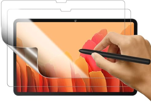 Zidwzidwei 2 Piezas Protector Pantalla de Papel para Samsung Galaxy Tab A7 10.4inch, película de papel mate para dibujar, escribir, protector de pantalla, antideslumbrante y antihuellas