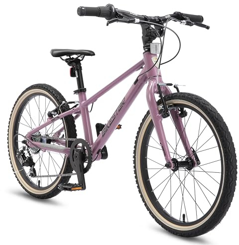 BIKESTAR Leichtgewicht 8 kg Kinder Fahrrad Aluminium ab 6 Jahre | 20 Zoll 7 Gang Shimano Schaltung Ultra Leicht