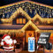 RJEDL Solar Eiszapfen Outdoor Weihnachtslichter