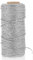 Ficelle pour travaux manuels, 110 yards, argentée, décorative, pour boulangerie, pour emballage cadeau, ficelle à paillettes, argent pour la fabrication