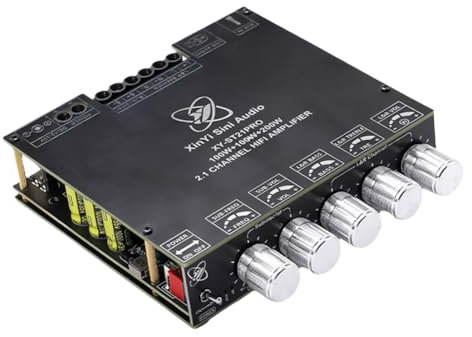 Huudngeje ST21PRO Bluetooth Digital Audio Power Amplifier Board 2.1 Channel 100Wx2+200W Subwoofer TPA3221 Exceeds 3116 B