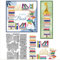 GLOBLELAND Stanzformen Aus Metall Mit Gestapelten Büchern Retro Buchhintergründen Rahmen Shaker Stanzschablone Papierstanzformen Für Scrapbooking Kartenherstellung Basteln Papierkarten